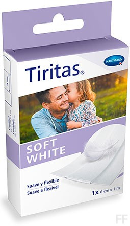 Tiritas Soft White - Hartmann (1 m x 8 cm)