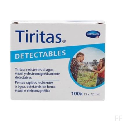 Tiritas Detectables Apósito adhesivo 100 uds (19 x 72 mm)