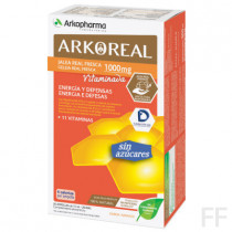 Arkoreal Jalea Real Vitaminada sin azúcares 20 ampollas Arkopharma 