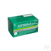 ASPIRINA (500 MG 20 COMPRIMIDOS EFERVESCENTES )
