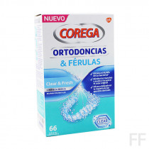 Corega Ortodoncias & Férulas 66 Tabletas Limpiadoras