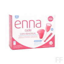 Enna Cycle Copa menstrual TALLA S 2 unidades y aplicador