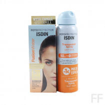 Pack Isdin Fusion Water SPF50+ 50 ml + Transparent Spray 100 ml