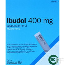 IBUDOL 400 MG SUSPENSION ORAL