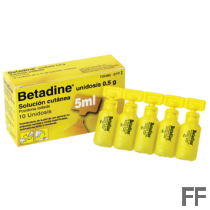 betadine 10 unidosis
