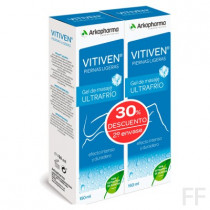 Duplo Vitiven Gel Piernas Ligeras Ultra frío 2 x 150 ml / Arkopharma