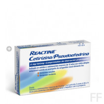 Reactine comprimidos