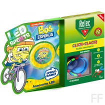 Relec Pulsera Antimosquitos Click Clack + Regalo Bob Esponja Ciclismo