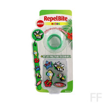 Repel Bite Niños Pulsera con citronela VERDE 1 unidad