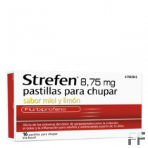 Strefen pastillas sabor miel y limon