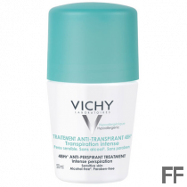Vichy Desodorante Tratamiento Anti-transpirante 48h Transpiración intensa Roll on 50 ml