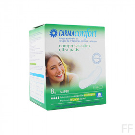 COMPRESAS ULTRAFINAS 100% ALGODON FARMACONFORT S