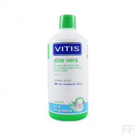 Vitis Aloe Vera Colutorio Sabor menta 750 ml + 250 ml GRATIS
