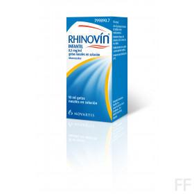 RHINOVIN INFANTIL (0.5 MG/ML GOTAS NASALES 1 FRA