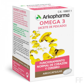 Arkocápsulas Omega 3 Arkopharma 100 cápsulas
