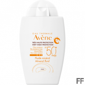 Avene Fluido Mineral SPF50+ Pieles intolerantes 40 ml