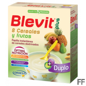 Blevit Plus Duplo 8 Cereales y Frutas 600 g