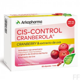 Ciscontrol Cranberola 120 cápsulas Arkopharma 