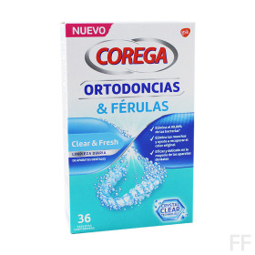 COREGA ORTODONCIAS & FERULAS 36 TABLETAS LIMPIAD