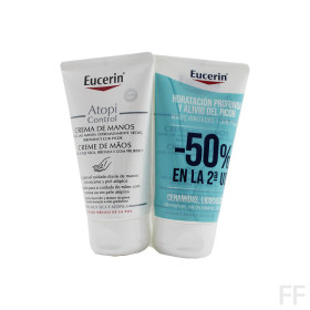 Duplo Eucerin AtopiControl Crema de manos 2 x 75 ml