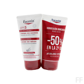 Duplo Eucerin Crema de manos pH5 2 x 75 ml