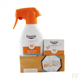 Eucerin Sensitive Protect KIDS Spray SPF50+ 300 ml + REGALO Pocket size
