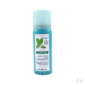 Klorane Mini Champú seco Detox a la Menta acuática BIO 50 ml