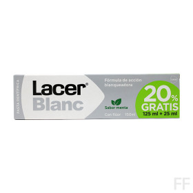 Lacer Blanc Pasta blanqueadora Sabor Menta 125 ml + 25 ml GRATIS