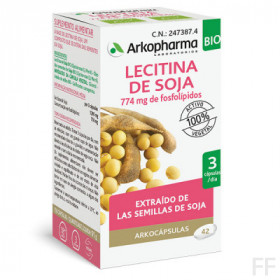 Arkocápsulas / Lecitina de soja - Arkopharma (42