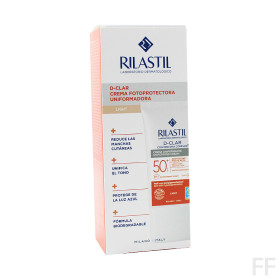 RILASTIL D-CLAR 50+ CREMA UNIFICANTE LIGHT 1 ENV