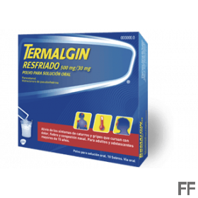 TERMALGIN RESFRIADO 10 SOBRES POLVO SOLUCION ORA