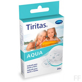 Tiritas Aqua - Hartmann (20 uds, 3 tamaños)