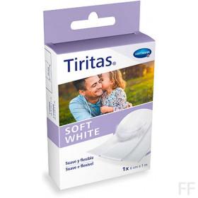 Tiritas Soft White - Hartmann (1 m x 8 cm)