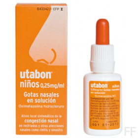 UTABON NIÑOS (0.25 MG/ML GOTAS NASALES 1 FRASCO