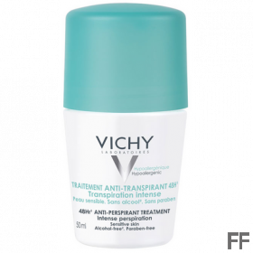 Vichy Desodorante Tratamiento Anti-transpirante 48h Transpiración intensa Roll on 50 ml