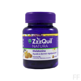 ZZZquil Natura Melatonina Sabor mango y plátano 30 gominolas
