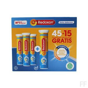 Redoxon Extra Defensas 45 comprimidos efervescentes + 15 GRATIS
