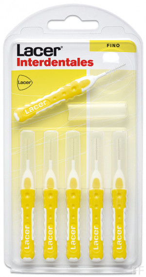 Lacer Cepillo Interdental Fino Recto 0,7 6 unidades