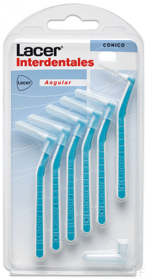 Lacer Cepillo Interdental Cónico Angular 0,8 6 unidades