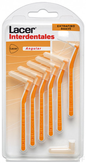 Lacer Cepillo Interdental Extrafino suave Angular 0,5 6 unidades