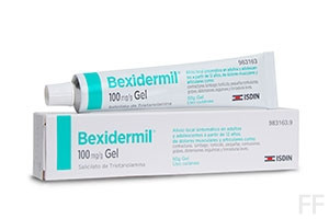 BEXIDERMIL (100 MG/G GEL TOPICO 50 G )