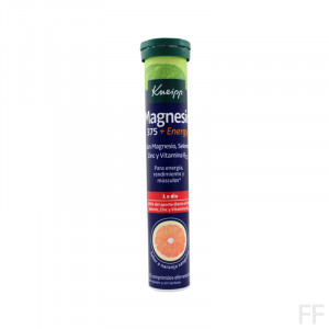 Kneipp Magnesio 375 + Energy 15 comprimidos efervescentes