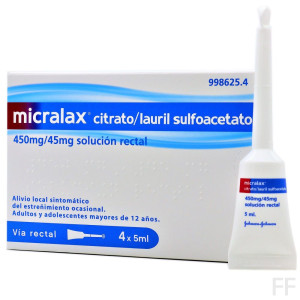 Micralax 4 microenemas de 5 ml