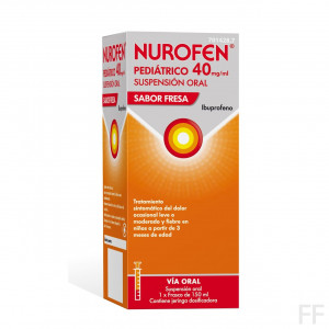 NUROFEN PEDIATRICO 40 MG/ML SUSPENSION ORAL SABOR FRESA