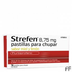 Strefen pastillas sabor miel y limon