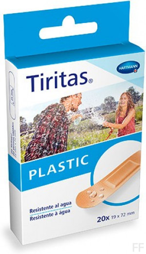 Hartmann Tiritas Plastic 20 uds (19 x 72 mm)