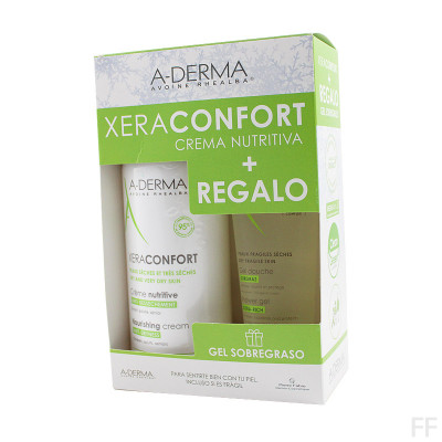 Aderma Xeraconfort Crema Nutritiva Antisequedad 400 ml + REGALO Gel 